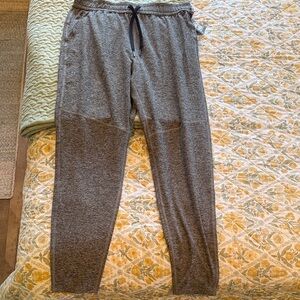 Women’s Gray Heather Jogger Pants - Comfortable Everyday Lounge Wear
